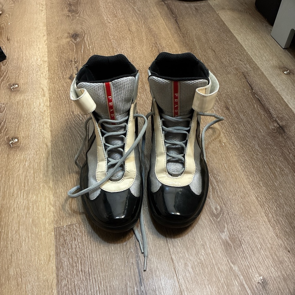 Prada Hightop sneakers black and gray